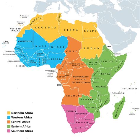 Regions Of Africa Worldatlas