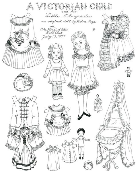 Paper Doll Coloring Pages Paper Dolls Girl Pig Doll Coloring Page Pages