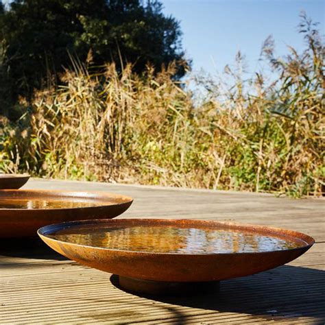 Corten Water Bowls Harrod Horticultural
