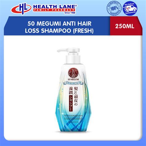 MEGUMI ANTI HAIR LOSS SHAMPOO FRESH ML Health Lane EStore Malaysia