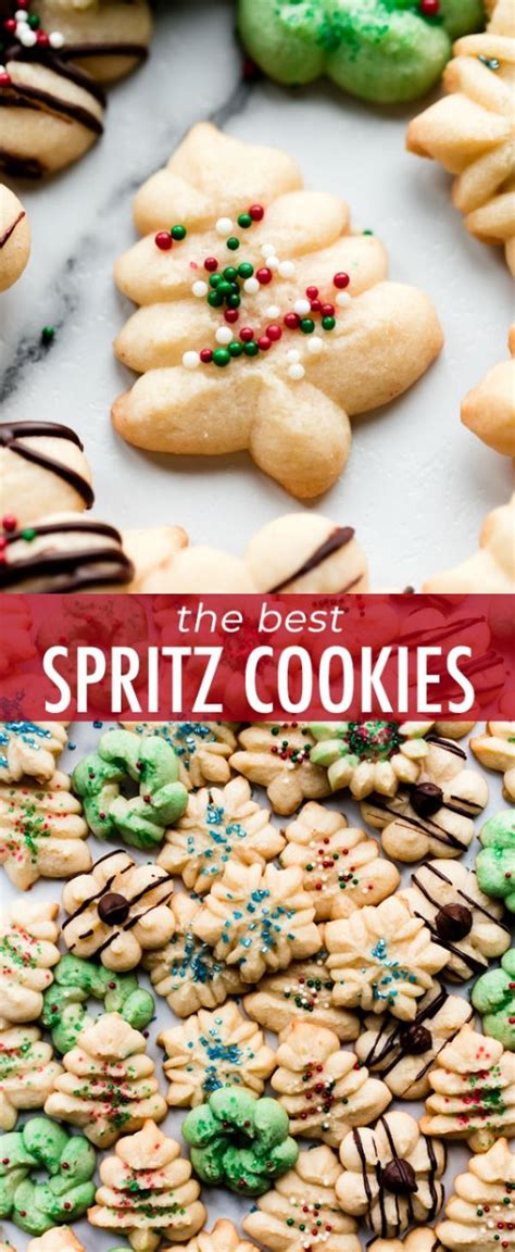 These Are The Best Christmas Spritz Cookies Butter Cookies Made With A