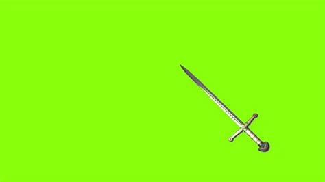 Free Green Screen 3d Animated Sword Jabbing And Thrusting Youtube