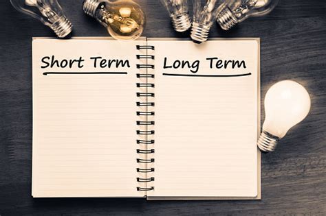 Short Term And Long Term Stock Photo Download Image Now Istock