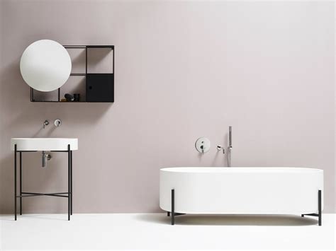Toto's zero dimension tub, mentioned earlier in this article, includes hidden lighting below that gives the tub the appearance of floating. Minimalist Bathroom Fixtures Collection by Ex.t
