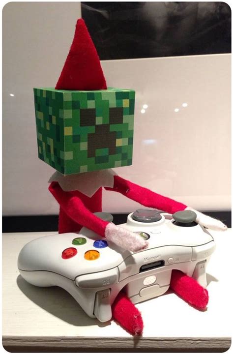 Elf On The Shelf Ideas Plus A Printable For Creating A Minecraft