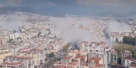 İstanbul'da da hissedilen bir deprem meydana geldi. İzmir'de deprem sonrası dumanlar neden oldu? İzmir depremi ...