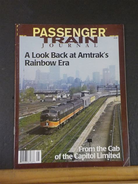 Passenger Train Journal 224 1996 Aug Look Back At Amtraks Rainbow Er