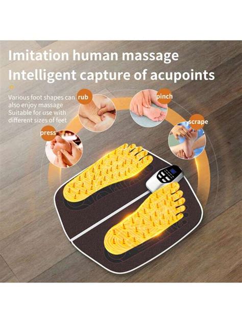 1pc Ems Foot Massage Pad Pulse Foot Massager Therapy Device Micro Current Foot Reflexology