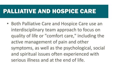 Palliative And Hospice Care Interdisciplinary Team St Anthonys Hospice