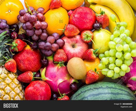 Fresh Fruitsassorted Image And Photo Free Trial Bigstock