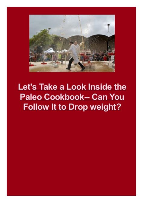 Lets Take A Look Inside The Paleo Cookbook Can You Follow It To Drop