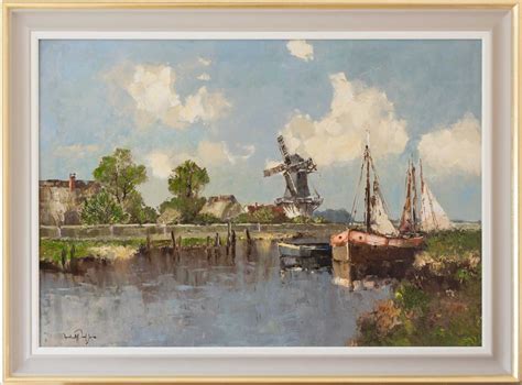Artwork Name The Windmill Artist Erich Paulsen Size 40 X 28