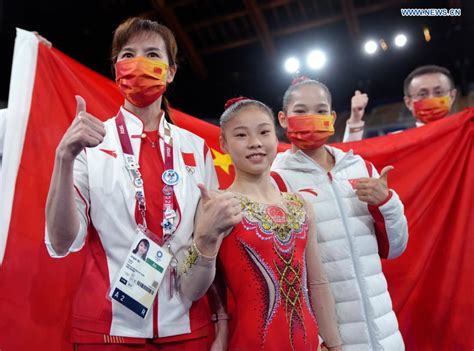 Chinese Gymnasts Finish 1 2 In Womens Balance Beam At Tokyo Olympics Xinhua Englishnewscn