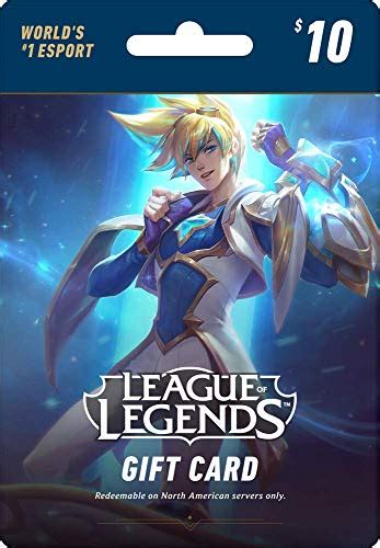 For information on eu gift cards, please go here. NA Server Only Online Game Code - League of Legends $10 ...