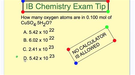 Ib Chemistry Tips Calculations Without A Calculator Youtube