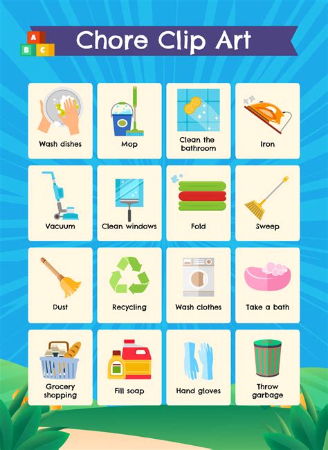 Free Printable Chore Pictures Free Printable Templates