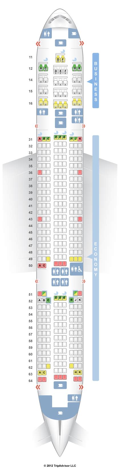 Seatguru Seat Map Singapore Airlines Boeing 777 200 772 V1