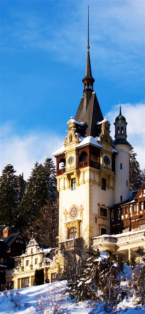 The 20 Most Stunning Fairytale Castles In Winter Peles Castle
