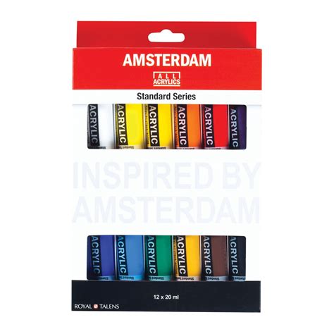 Amsterdam Standard Series Acrylic Paint Set 12 Colors Michaels