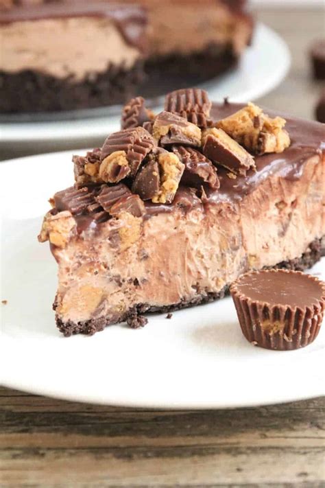 Reeses No Bake Chocolate Peanut Butter Cheesecake I Heart Nap Time
