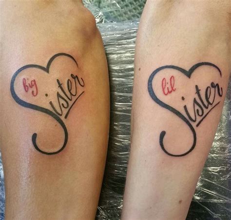 Ooooooh My Sissy And I Must Get Sister Heart Tattoos Small Sister