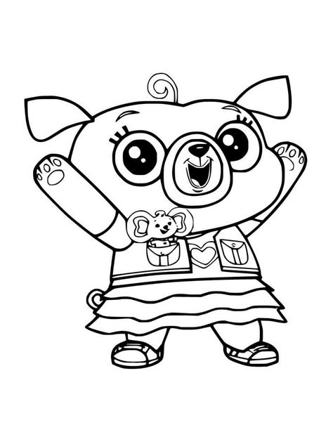 Chip And Potato Coloring Pages