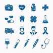 Medicine Icons Set 458674 Vector Art at Vecteezy