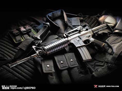 美国m4自动步枪摄影图军事武器现代科技摄影图库昵图网