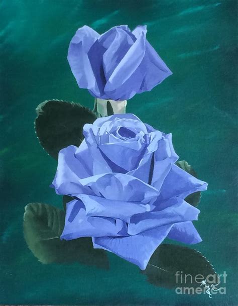 Lavender Rose Painting By Heather Chandler Fine Art America