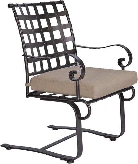Ow Lee Classico W Spring Base Dining Arm Chair In Copper