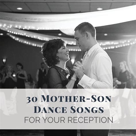 30 Mother Son Dance Songs For Your Wedding Reception Wedding Shoppe