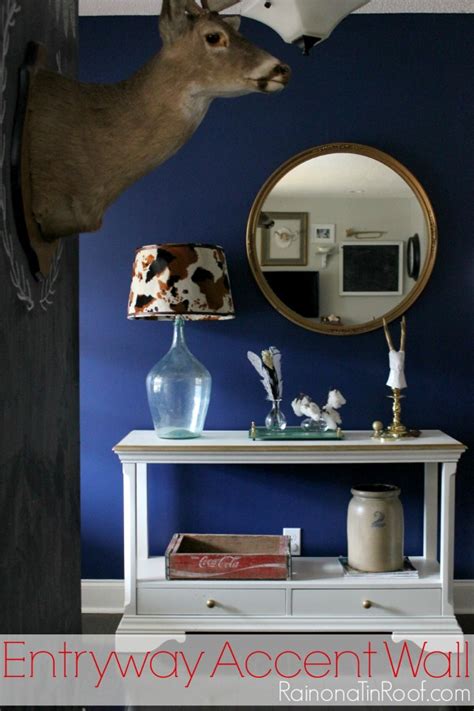 Accent Wall Rich Navy Entryway