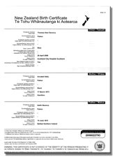 Nz Birth Certificate Sample 11 Easy Rules Of Nz Birth Certificate Sample | Birth certificate ...