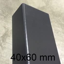 Profil multifonction pvc gris anthracite 60 x 21 mm 3 m. Cornière PVC gris anthracite 40 x 60