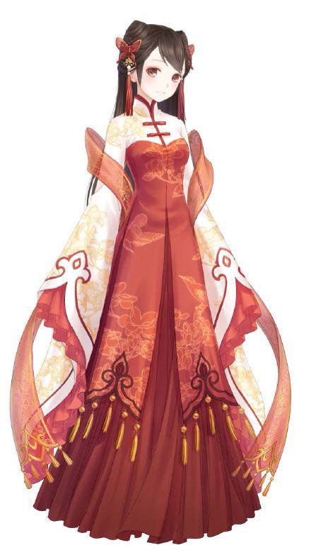 Chinese Traditional Dress Anime Dress Anime Outfits Anime Drawings