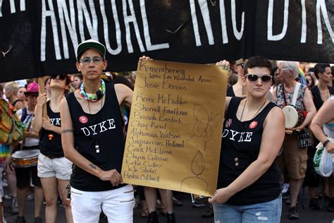 In Photos Thousands Of Lesbians Protest For Dyke March Vice