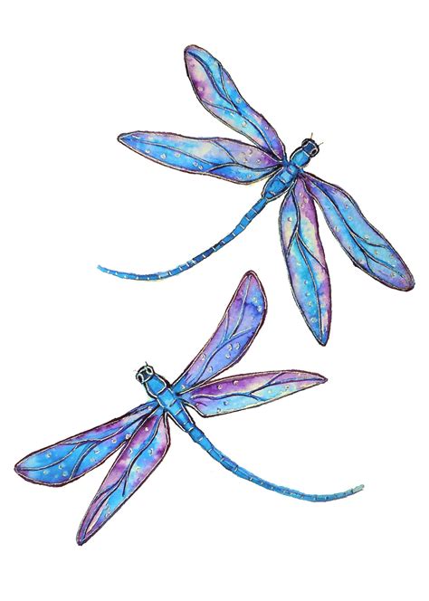 Blue Dragonfly Drawings 15 Stunning Dragonfly Tattoos