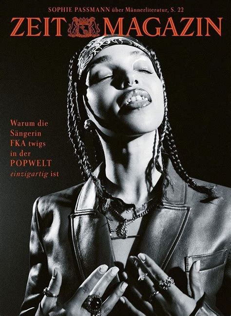 Zeit Magazine October 2019 Cover Fka Twigs Zeit Magazine