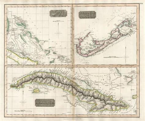 Chart Of The Bahama Islands With The Bermudas Or Summer Islands With