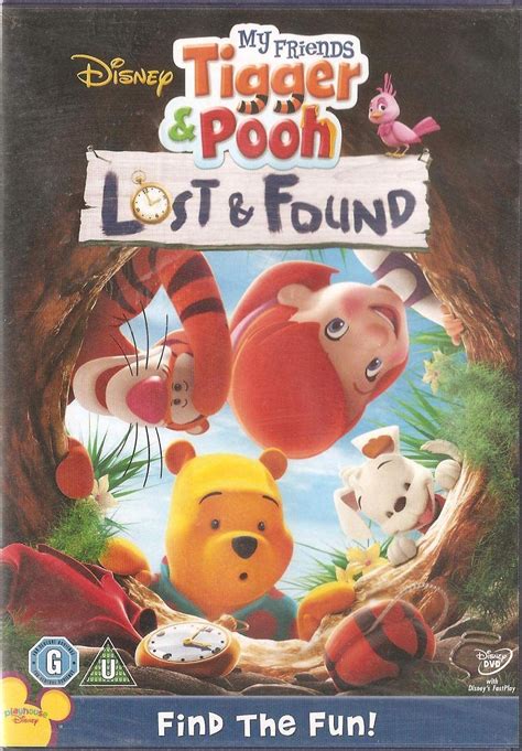 My Friends Tigger And Pooh Lost And Found Disney Uk Dvd