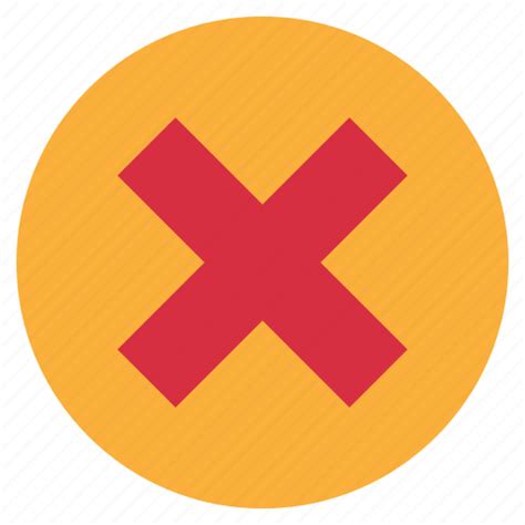Wrong Reject False Incorrect Delete Cross Ban Icon Download On