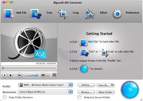 Asf Converter For Mac Convert Asf File To Mp Mpeg Avi Video To Play