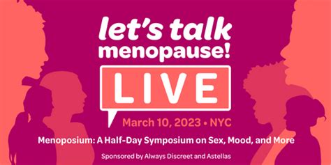 Lets Talk Menopause Symptoms Education Advocacy