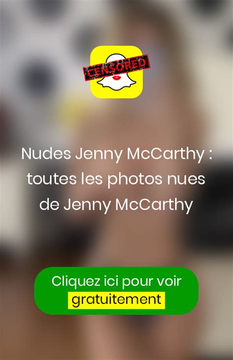 Nudes Jenny Mccarthy Toutes Les Photos Nues De Jenny Mccarthy