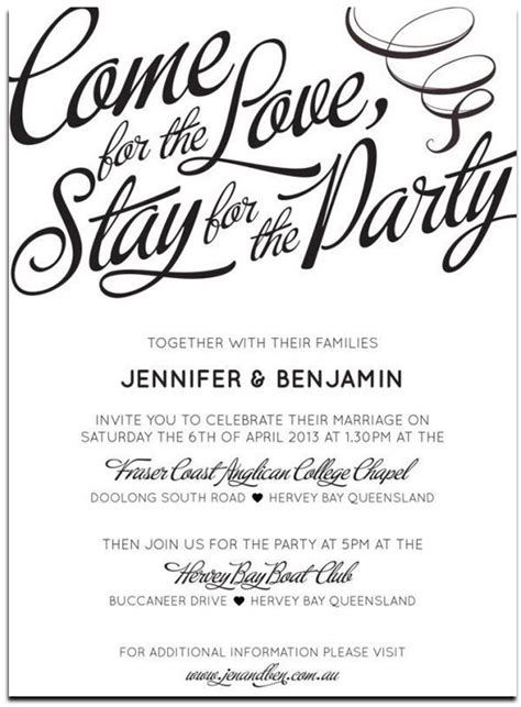 The ceremony is usually held at dinner because it is the time where everyone is free of work and other daily errands. 20 Popular Wedding Invitation Wording & DIY Templates ...