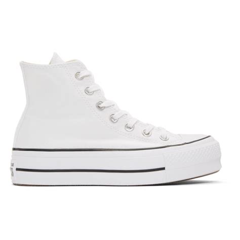 Converse White Chuck Taylor All Star Lift High Sneakers Modesens