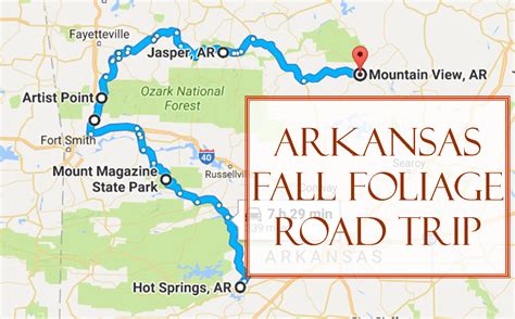 Take A Beautiful Fall Foliage Road Trip To See Arkansas