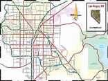 Map of Las Vegas Nevada - TravelsMaps.Com
