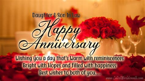 Daughters are the real stars of home and also very close to parents' hearts. Happy Anniversary Daughter & Son In Law Images - Latest ...