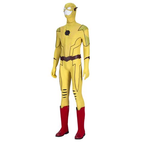 The Flash Season 8 Reverse Flash Costume Eobard Thawne Cosplay Yellow